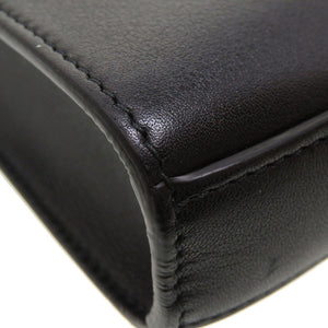 美品 ジルサンダー タングル ミディアム レザー ブラック 黒 ショルダーバッグ 0138【中古】JILSANDER