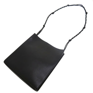 美品 ジルサンダー タングル ミディアム レザー ブラック 黒 ショルダーバッグ 0138【中古】JILSANDER