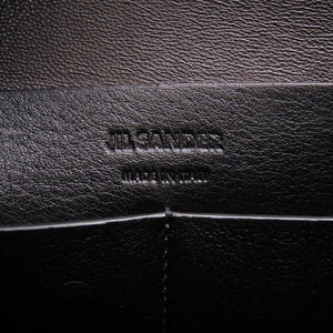 美品 ジルサンダー タングル ミディアム レザー ブラック 黒 ショルダーバッグ 0138【中古】JILSANDER