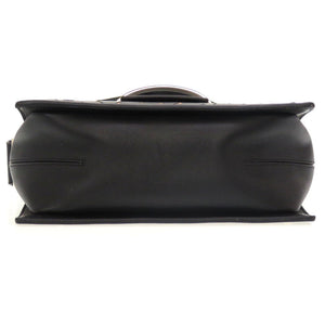 新品同様 ロジェヴィヴィエ フラワー カットワーク レザー ブラック 黒 ベージュ ショルダーバッグ 0140【中古】Roger Vivier