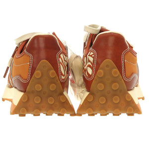 未使用 ニューバランス × フランクミュラー MS327FMC レザー ブラウン スニーカー 茶 0143 【中古】 NEW BALANCE × FRANCK MULLER メンズ