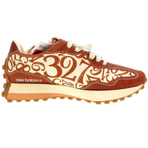 未使用 ニューバランス × フランクミュラー MS327FMC レザー ブラウン スニーカー 茶 0143 【中古】 NEW BALANCE × FRANCK MULLER メンズ