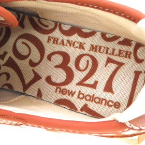 未使用 ニューバランス × フランクミュラー MS327FMC レザー ブラウン スニーカー 茶 0143 【中古】 NEW BALANCE × FRANCK MULLER メンズ