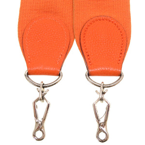 エルメス エブリンストラップ キャンバス レザー オレンジ ショルダーストラップ 0144 【中古】 HERMES