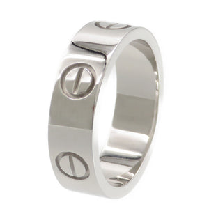 新品同様 カルティエ 750WG ラブリング #51 K18WG ホワイトゴールド アクセサリー 11号 0148【中古】CARTIER ジュエリー レディース