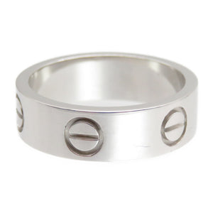 新品同様 カルティエ 750WG ラブリング #51 K18WG ホワイトゴールド アクセサリー 11号 0148【中古】CARTIER ジュエリー レディース