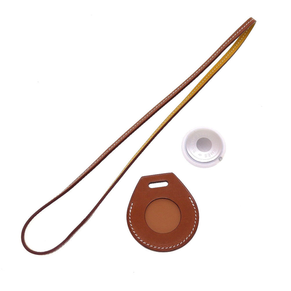 未使用 エルメス Air Tag エアタグ D刻印(2008年製) ヴォーバレニア ゴールド ジョーヌドール バッグチャーム キーホルダー 0004【中古】HERMES