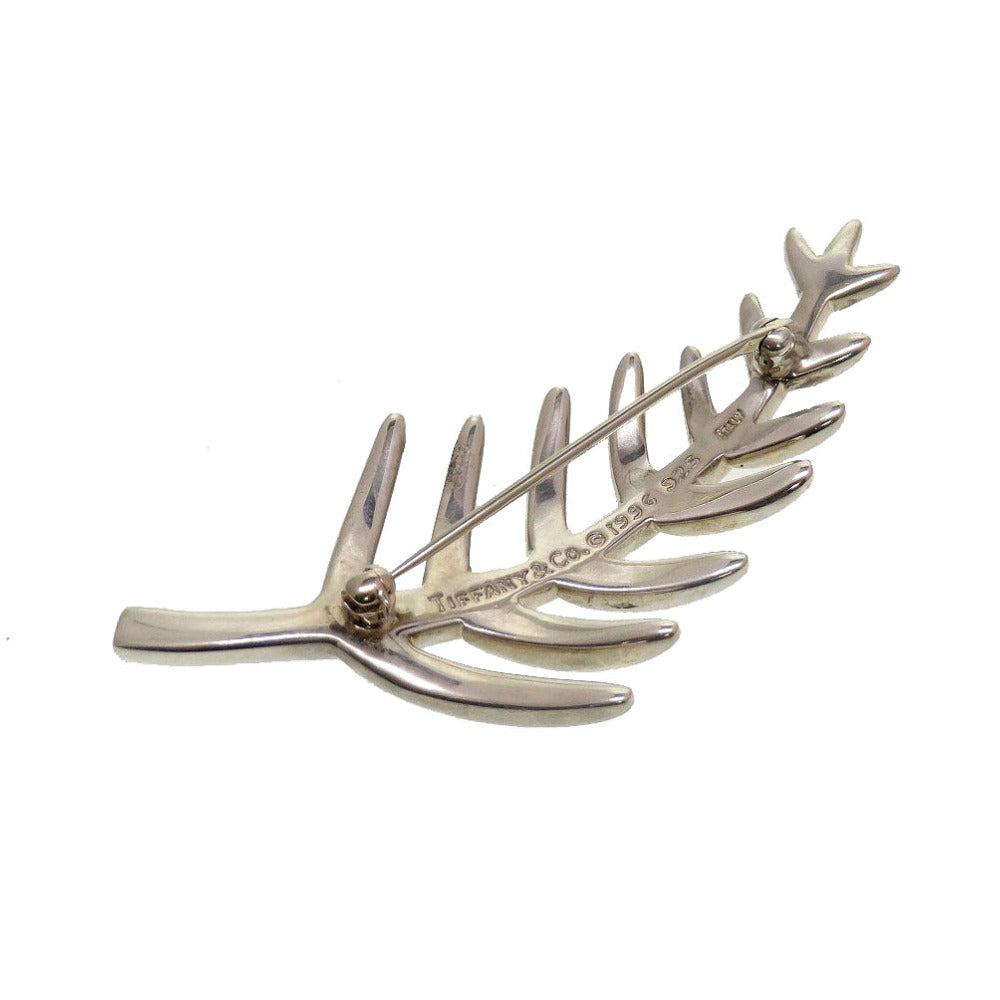 美品 ティファニー リーフ シルバー925 シルバー ブローチ 0007【中古】TIFFANY