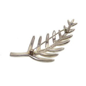 美品 ティファニー リーフ シルバー925 シルバー ブローチ 0007【中古】TIFFANY