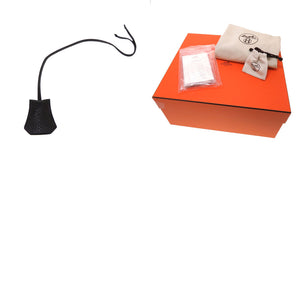 エルメス バーキン30 アルデンヌ ブラック シルバー金具 □D刻印 ハンドバッグ バッグ 黒 0012 【中古】 HERMES