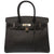 エルメス バーキン30 アルデンヌ ブラック シルバー金具 □D刻印 ハンドバッグ バッグ 黒 0012 【中古】 HERMES