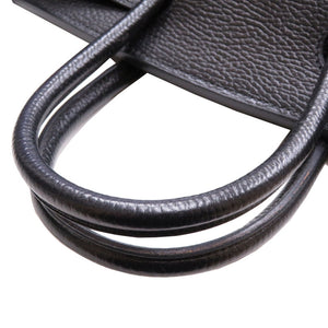 エルメス バーキン30 アルデンヌ ブラック シルバー金具 □D刻印 ハンドバッグ バッグ 黒 0012 【中古】 HERMES