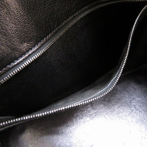 エルメス バーキン30 アルデンヌ ブラック シルバー金具 □D刻印 ハンドバッグ バッグ 黒 0012 【中古】 HERMES