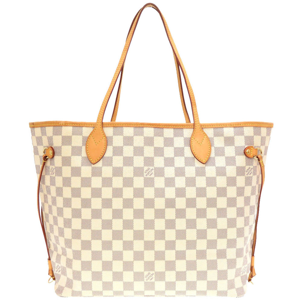 美品 ルイ ヴィトン ダミエ アズール ネヴァーフルMM N51107 トートバッグ バッグ LV 0013 【中古】 LOUIS VUITTON
