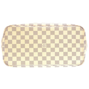 美品 ルイ ヴィトン ダミエ アズール ネヴァーフルMM N51107 トートバッグ バッグ LV 0013 【中古】 LOUIS VUITTON