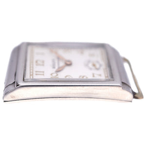 ロレックス レクタンギュラー スモールセコンド 2536 手巻き 腕時計 ホワイト 白文字盤 スクエア 0018【中古】ROLEX メンズ