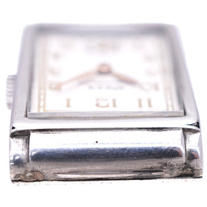 ロレックス レクタンギュラー スモールセコンド 2536 手巻き 腕時計 ホワイト 白文字盤 スクエア 0018【中古】ROLEX メンズ