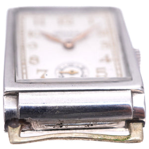 ロレックス レクタンギュラー スモールセコンド 2536 手巻き 腕時計 ホワイト 白文字盤 スクエア 0018【中古】ROLEX メンズ