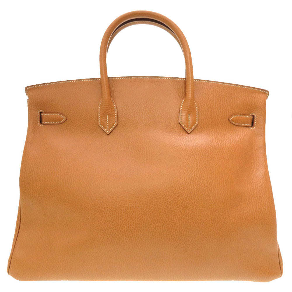エルメス バーキン40 アルデンヌ ゴールド ゴールド金具 〇X刻印 ハンドバッグ バッグ 茶 0022 【中古】 HERMES メンズ