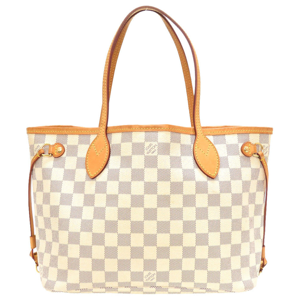 ルイ ヴィトン ダミエ アズール ネヴァーフルPM N51110 トートバッグ バッグ LV 0038 【中古】 LOUIS VUITTON