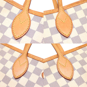 ルイ ヴィトン ダミエ アズール ネヴァーフルPM N51110 トートバッグ バッグ LV 0038 【中古】 LOUIS VUITTON