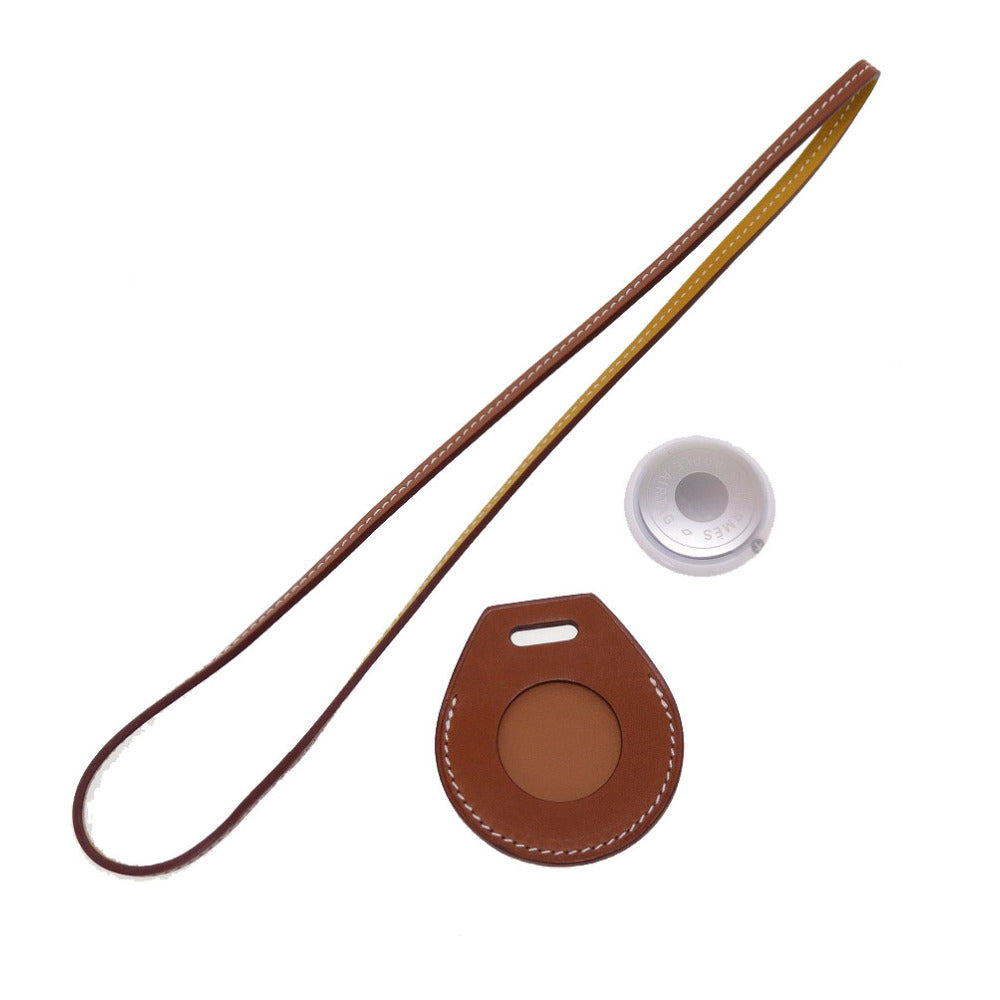 未使用 エルメス × Apple エアタグ Air Tag ヴォーバレニア ゴールド キーホルダー バッグチャーム 0040 【中古】 HERMES