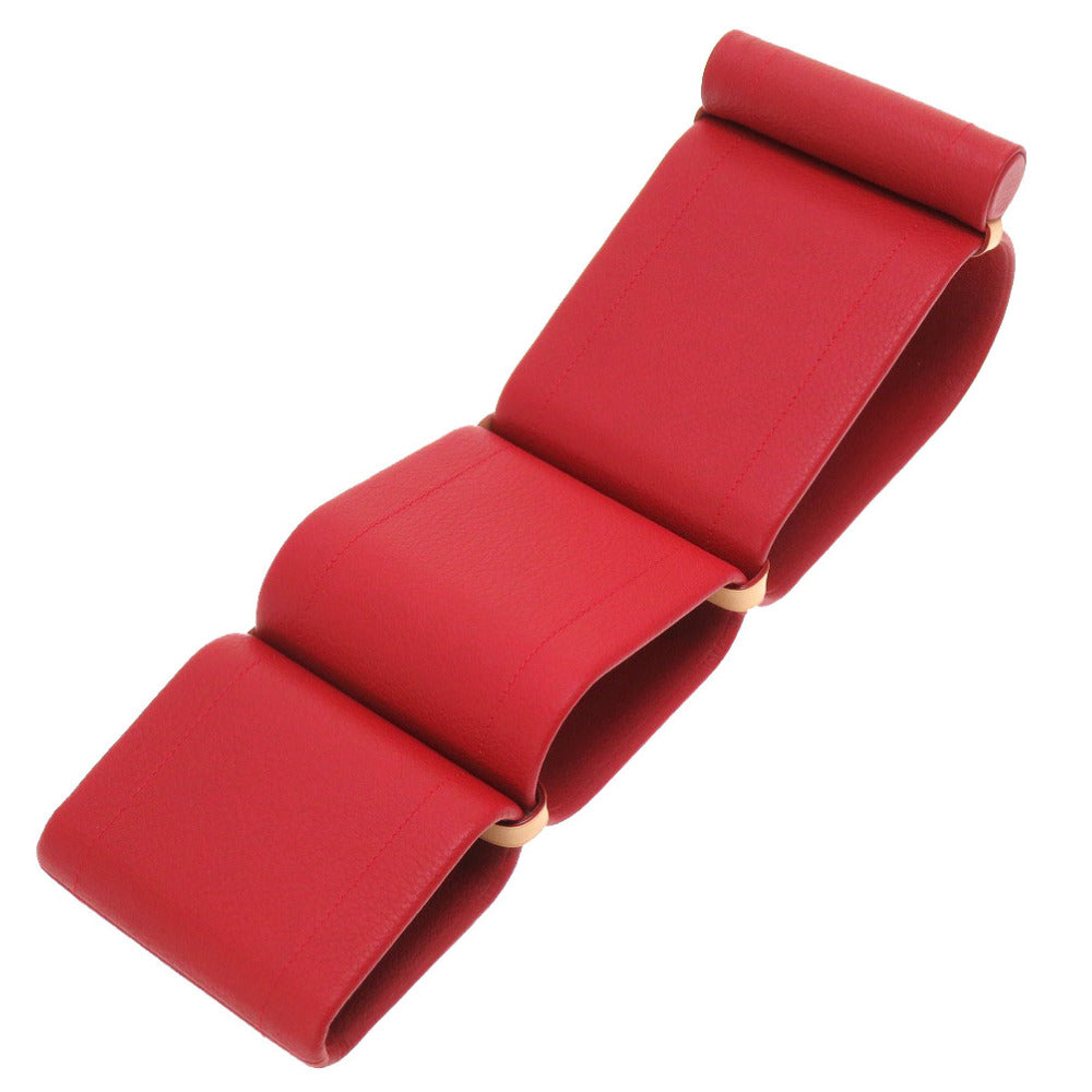 未使用 ルイ ヴィトン ラウンジ チェア オブジェ ノマドコレクション レザー レッド オブジェ LV 0042 【中古】 LOUIS VUITTON