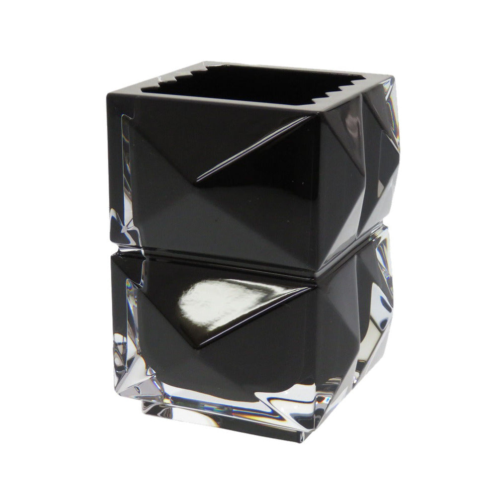 未使用 サンローランパリ × バカラ ルクソール ペンシルホルダー ガラス ブラック 0043 【中古】 SAINT LAURENT PARIS × Baccarat