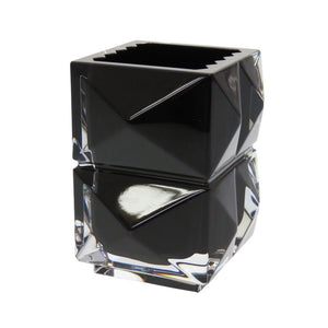 未使用 サンローランパリ × バカラ ルクソール ペンシルホルダー ガラス ブラック 0043 【中古】 SAINT LAURENT PARIS × Baccarat