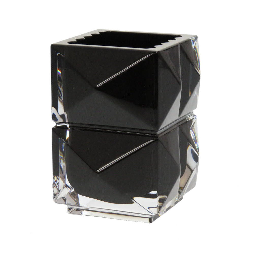 未使用 サンローランパリ × バカラ ルクソール ペンシルホルダー ガラス ブラック 0043 【中古】 SAINT LAURENT PARIS × Baccarat