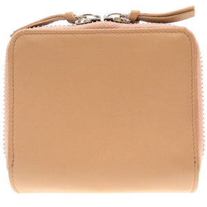 新品同様 バレンシアガ レザー 371662 2つ折り財布 ピンク 0045【中古】BALENCIAGA