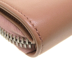 新品同様 バレンシアガ レザー 371662 2つ折り財布 ピンク 0045【中古】BALENCIAGA