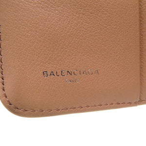 新品同様 バレンシアガ レザー 371662 2つ折り財布 ピンク 0045【中古】BALENCIAGA