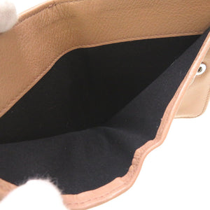 新品同様 バレンシアガ レザー 371662 2つ折り財布 ピンク 0045【中古】BALENCIAGA