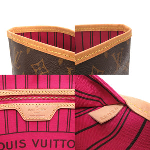 美品 ルイ ヴィトン モノグラム 新型 ネヴァーフルMM フューシャ M40996 トートバッグ バッグ LV 0066 【中古】 LOUIS VUITTON