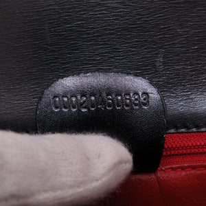 美品 グッチ バンブー ブラック 000 2046 0633 2WAY ハンドバッグ バッグ 黒 0071 【中古】 GUCCI