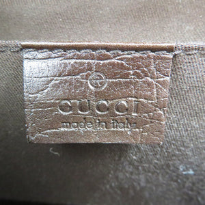 新品同様 グッチ シェリーライン 130846 GGキャンバス レザー ゴールド金具 ベージュ ブラウン ワンショルダー 0084【中古】GUCCI