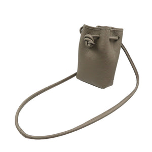 未使用 ヴァジック vasic bond nano レザー グレー ショルダーバッグ 0086【中古】VASIC