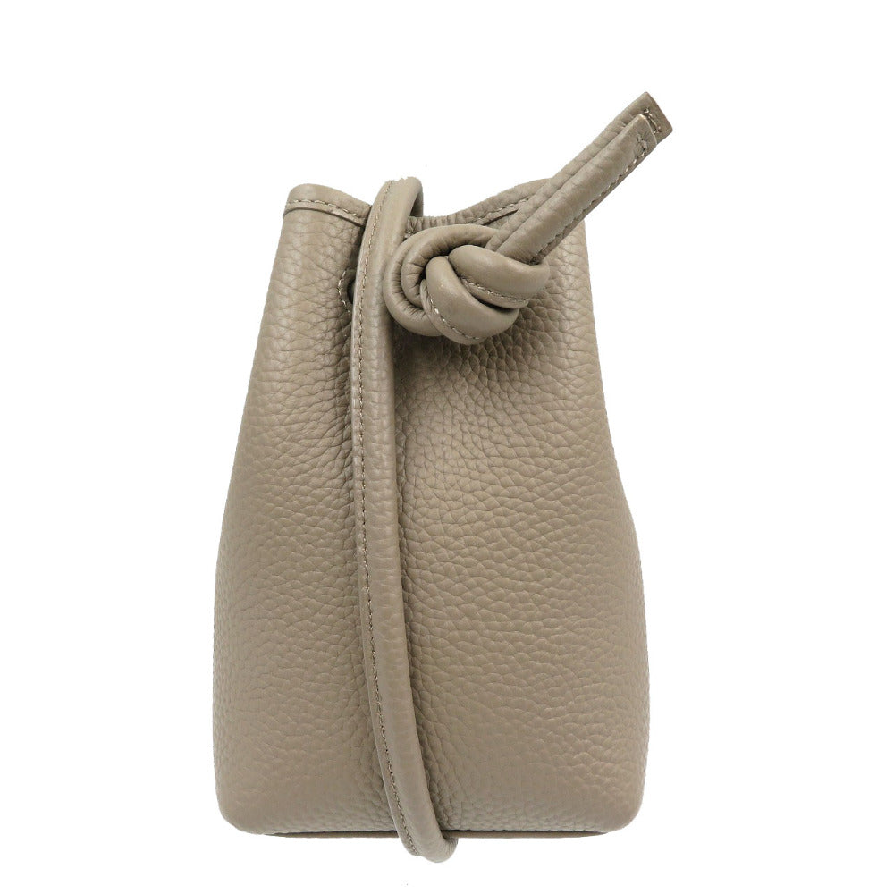 未使用 ヴァジック vasic bond nano レザー グレー ショルダーバッグ 0086【中古】VASIC