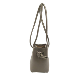 未使用 ヴァジック vasic bond nano レザー グレー ショルダーバッグ 0086【中古】VASIC