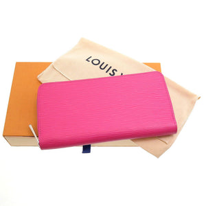 美品 ルイヴィトン エピ ジッピーウォレット M80113 ローズポンディシェリ ピンク ラウンドファスナー長財布 財布 0097【中古】LOUIS VUITTON