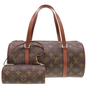 ルイ ヴィトン モノグラム パピヨン30 ポーチ付 M51365 ハンドバッグ バッグ LV 0107 【中古】 LOUIS VUITTON