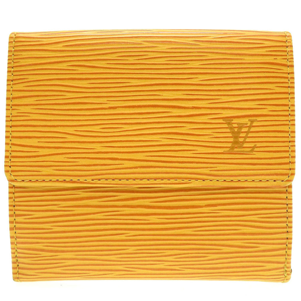 新品同様 ルイヴィトン エピ M63489 ポルトモネ ビエ カルトクレディ イエロー パープル 黄 紫 Wホック財布 財布 0110【中古】LOUIS VUITTON