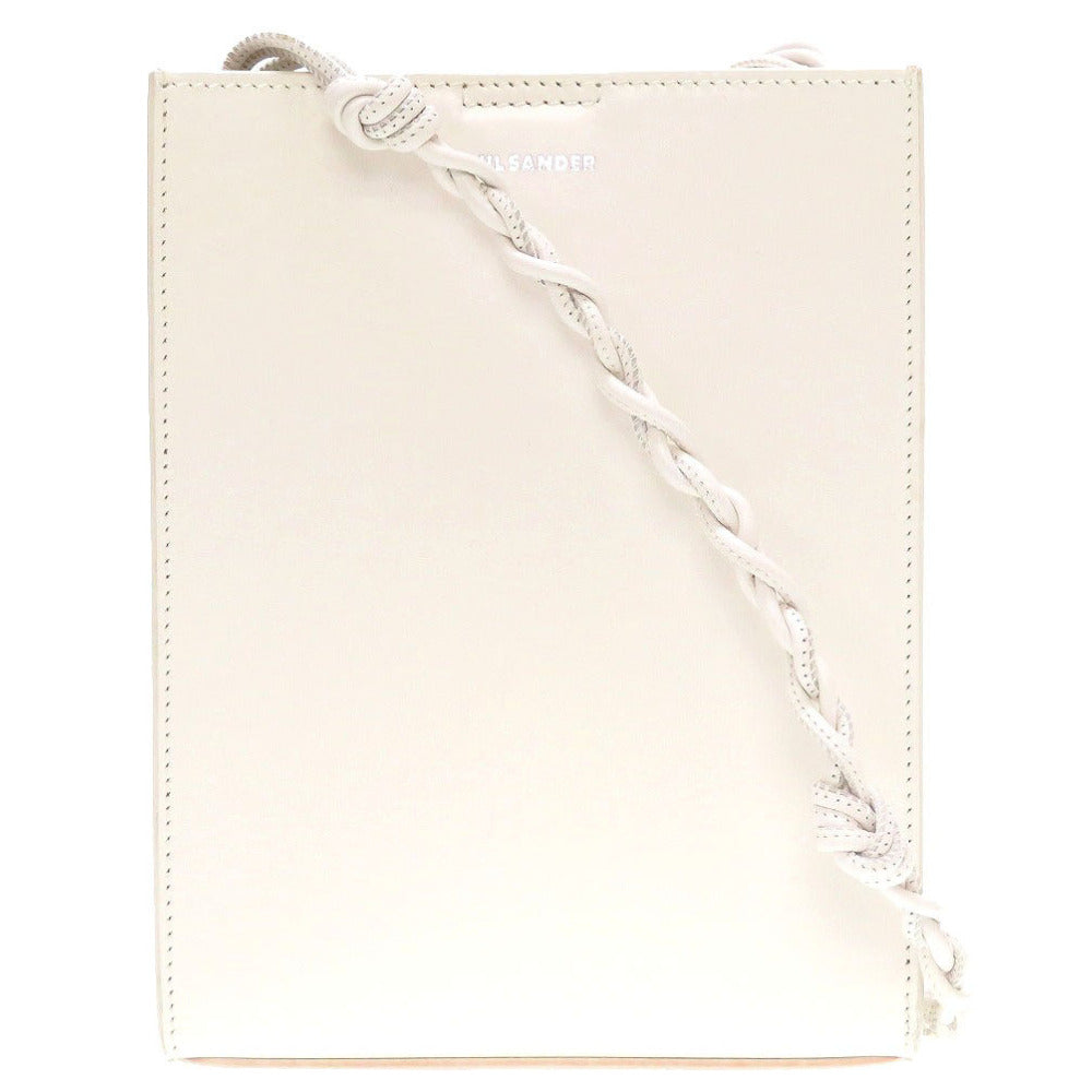 美品 ジルサンダー タングル スモール JSPT853173 レザー ホワイト 白 ショルダーバッグ 0112【中古】JILSANDER