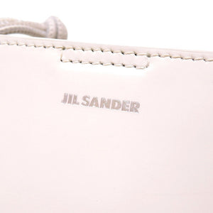 美品 ジルサンダー タングル スモール JSPT853173 レザー ホワイト 白 ショルダーバッグ 0112【中古】JILSANDER