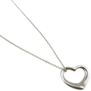美品 ティファニー オープンハート シルバー925 ネックレス アクセサリー 0118【中古】TIFFANY&Co.