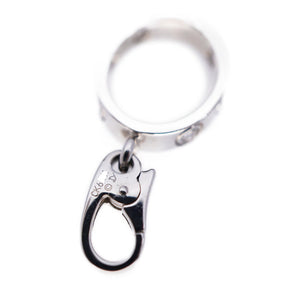 新品同様 カルティエ ラブチャーム 6Pダイヤ 750WG ペンダント トップ K18YWG ホワイトゴールド/ダイヤモンド ジュエリー 0122【中古】CARTIER