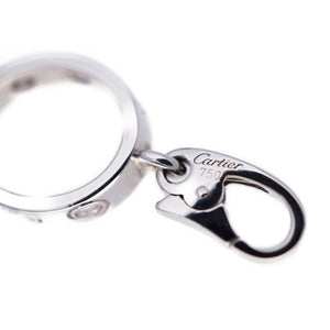 新品同様 カルティエ ラブチャーム 6Pダイヤ 750WG ペンダント トップ K18YWG ホワイトゴールド/ダイヤモンド ジュエリー 0122【中古】CARTIER