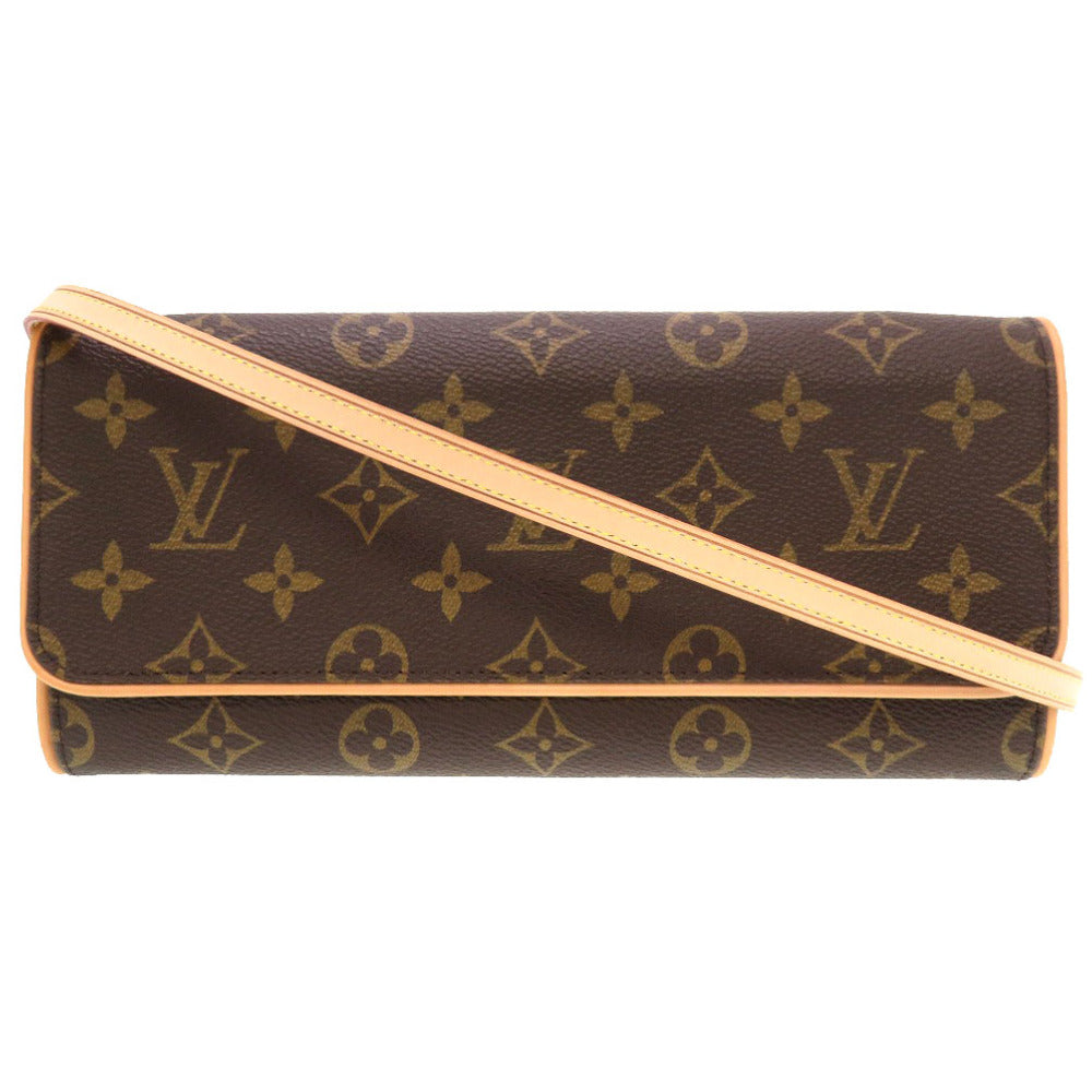新品同様 ルイ ヴィトン モノグラム ポシェットツインGM M51852 ショルダーバッグ バッグ LV 0124 【中古】 LOUIS VUITTON