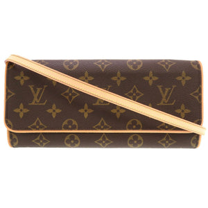 新品同様 ルイ ヴィトン モノグラム ポシェットツインGM M51852 ショルダーバッグ バッグ LV 0124 【中古】 LOUIS VUITTON